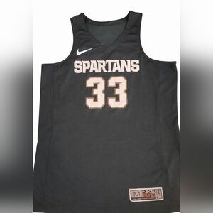Nike Elite #33 Spartans Basketball Jersey